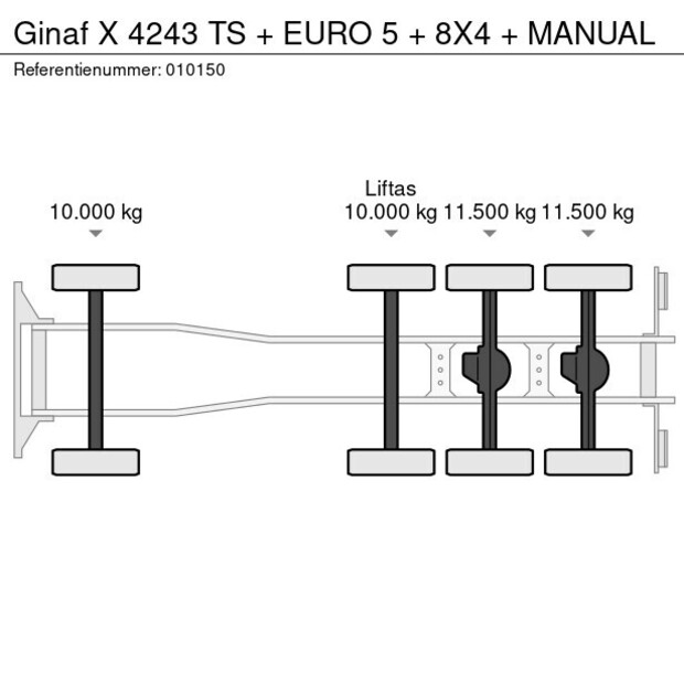 2010 Ginaf X 4243 TS-42425420