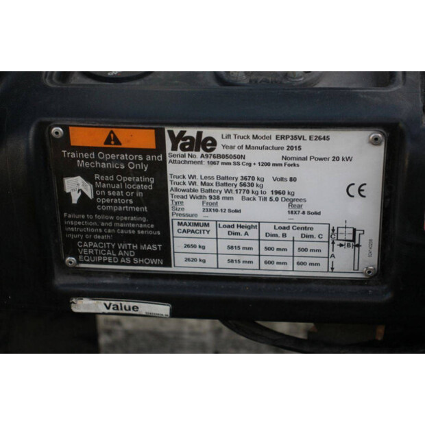 2015 يال ERP35VL E2645-42455204