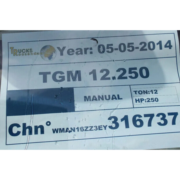 2014 MAN TGM 12.250-42470460