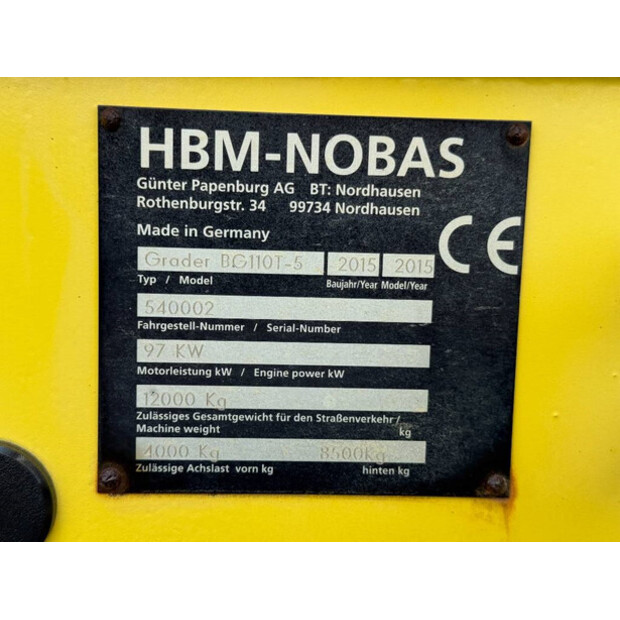 2015 HBM BG110T-5-42471332