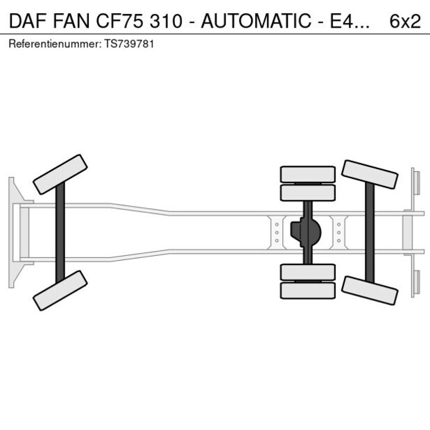 2007 DAF FAN CF75-42472162