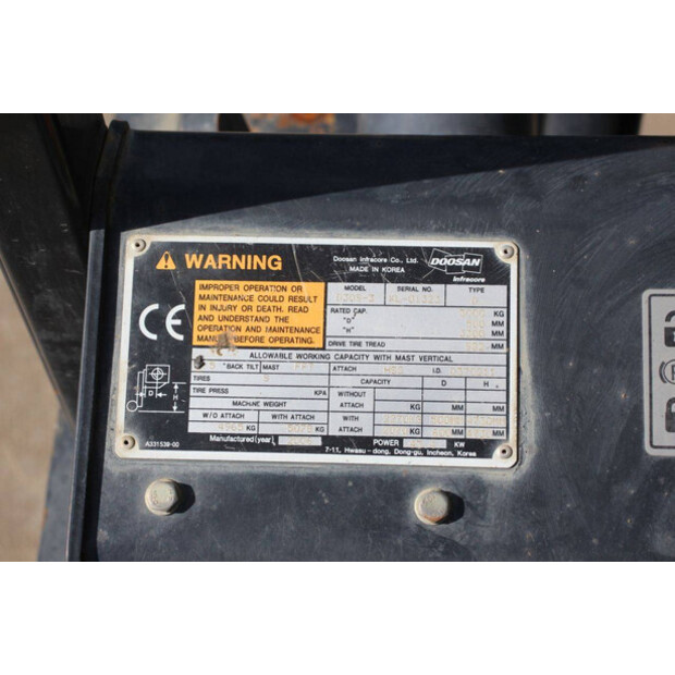 2006 Doosan D30S-3-42490147