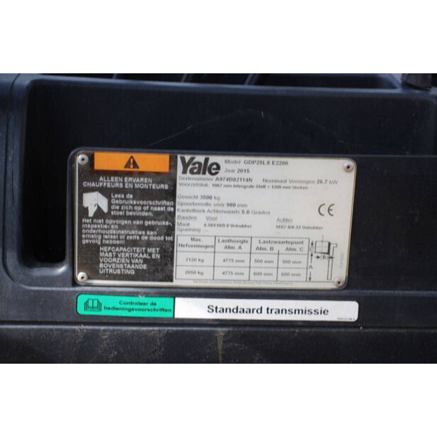 2015 Yale GDP25LX-42490206
