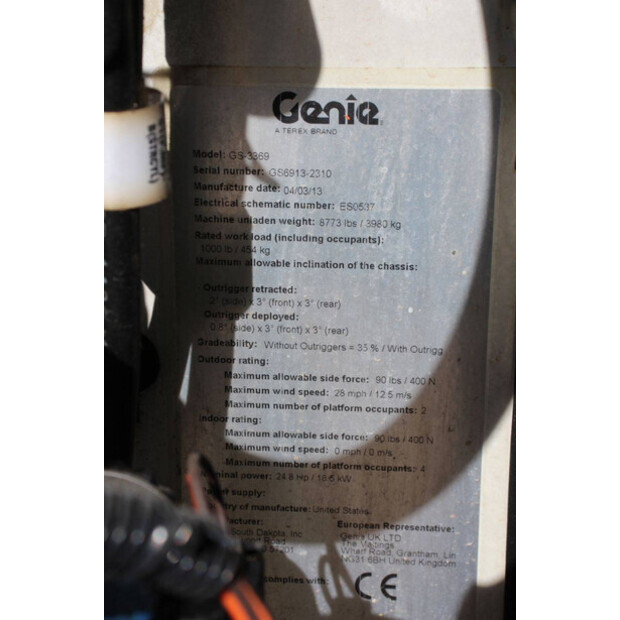2013 Genie GS-3369-42490432