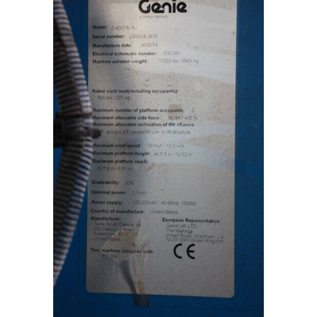 2014 Genie Z-40/23N-42490815