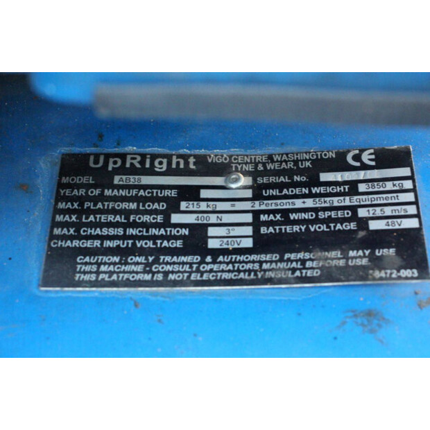 UPRIGHT AB38-42491100