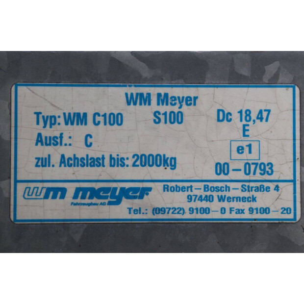 2013 Meyer WM C100-42492488