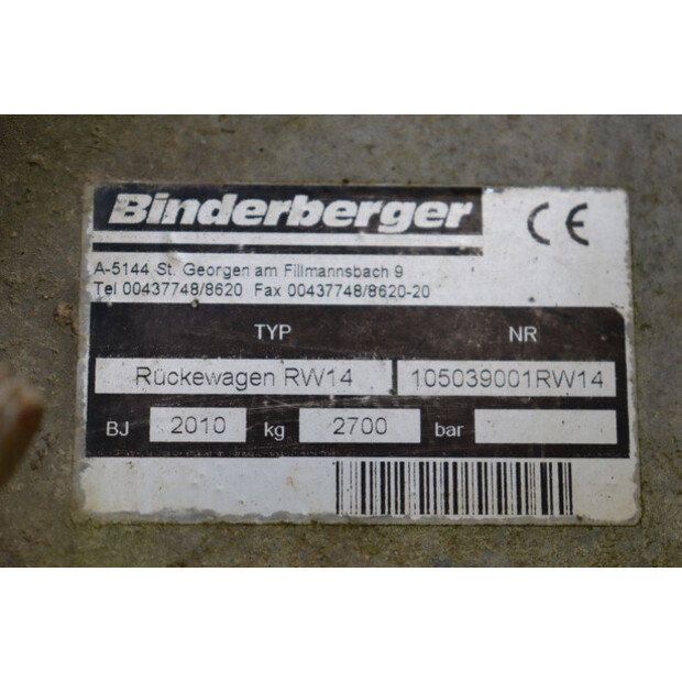 2010 Binderberger Rückewagen RW14-42492868