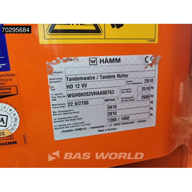 2018 HAMM HD12 VV-42494871
