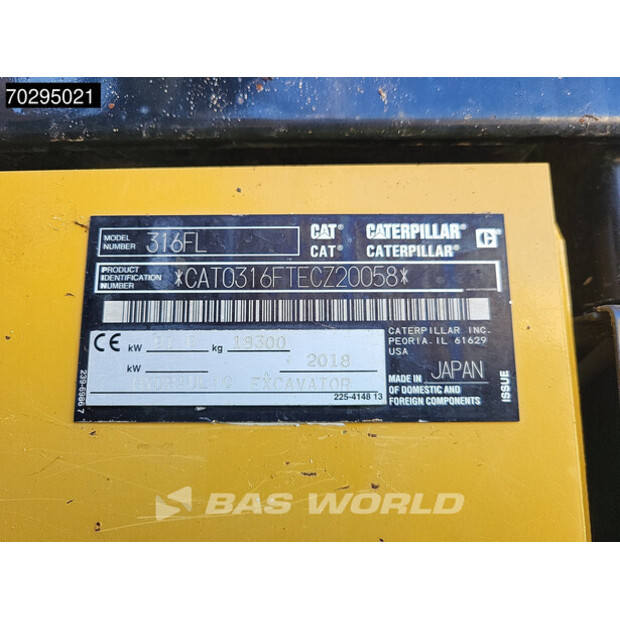 2018 Caterpillar 316FL-42496612
