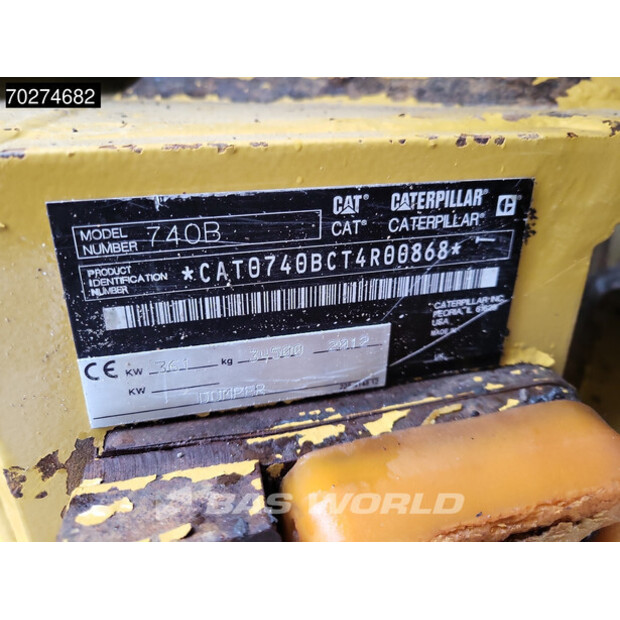 2012 Caterpillar 740B-42510082