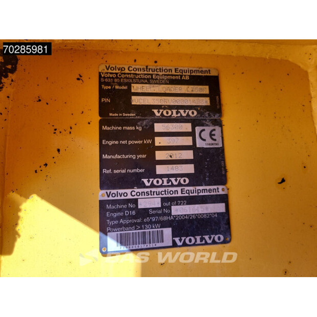 2012 Volvo L350F-42512091