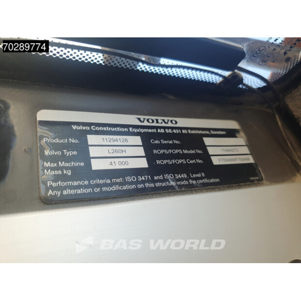 2018 Volvo L260H-42514069