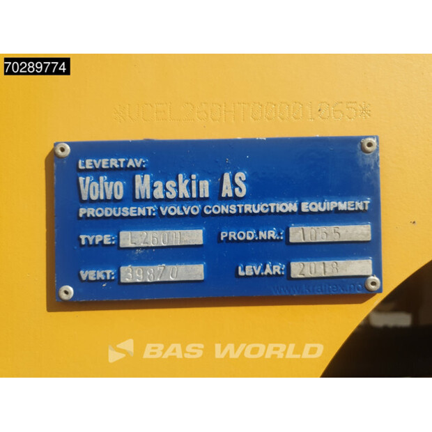 2018 Volvo L260H-42514070