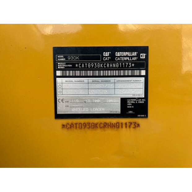 2012 Caterpillar 930K-42521607