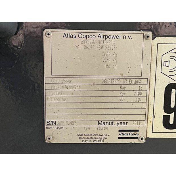 2011 Atlas-Copco XAHS186-42538481