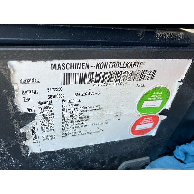 BOMAG BW 226 BVC-5-42539505