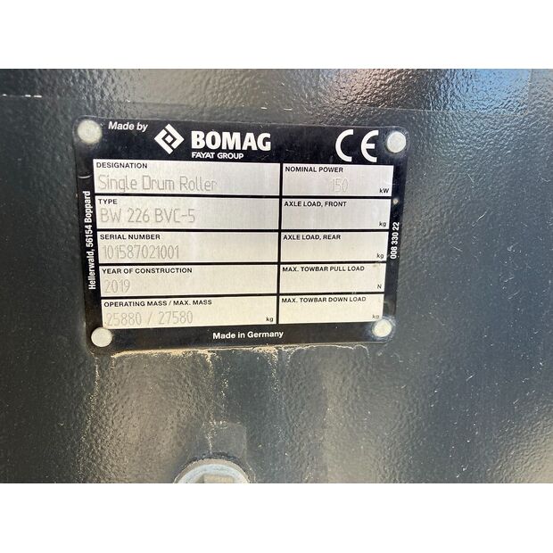 BOMAG BW 226 BVC-5-42539507