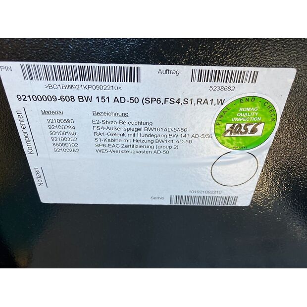 بوماج BW 151 AD-50 Stage IIIa/Tier 4i-42539649