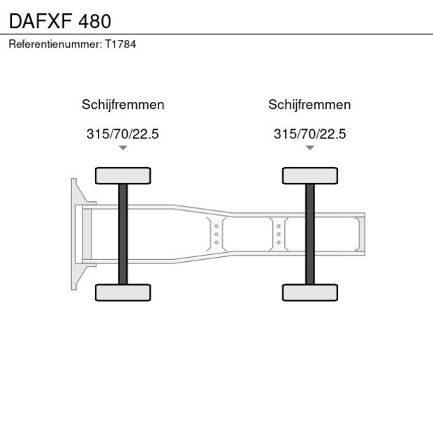 2022 DAF XF 480-42539915