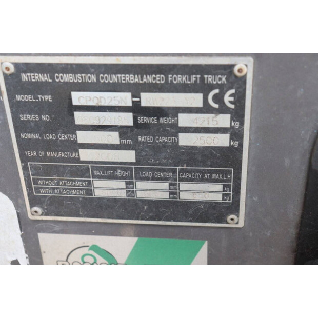 2008 NISSAN CPQD25N-42543506