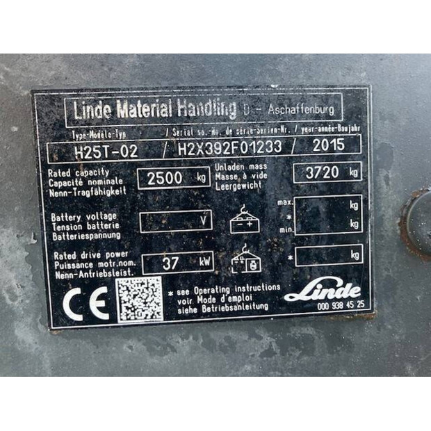 2015 Linde H25T-02-42545555
