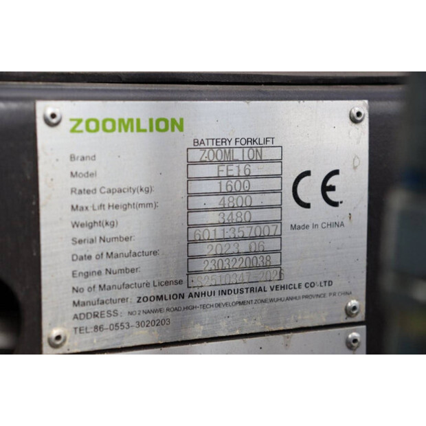 2023 Zoomlion 16-42546463