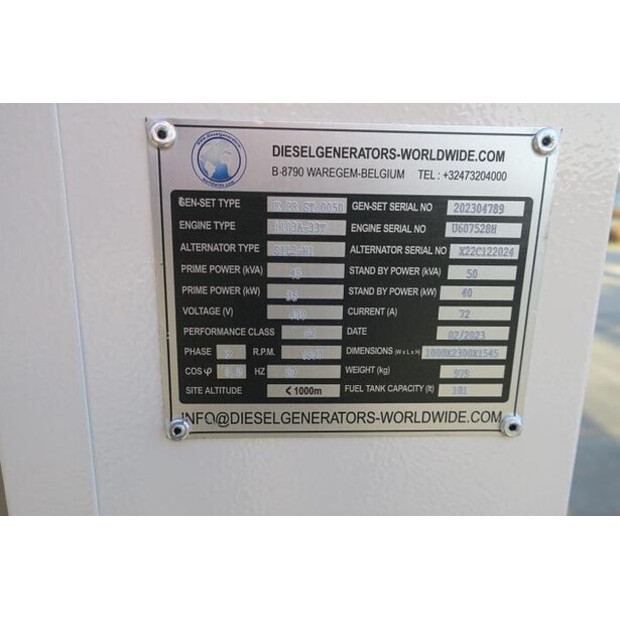 2023 Perkins 1103A-33TG1-42550270