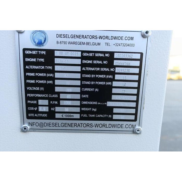 2023 Perkins 403A-15G1-42550282
