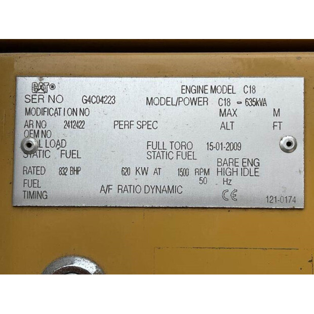 2009 Caterpillar C18 - 700 KVA-42565663