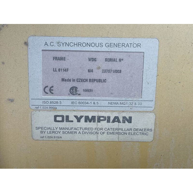 2009 OLYMPIAN GEP550-2-42565745