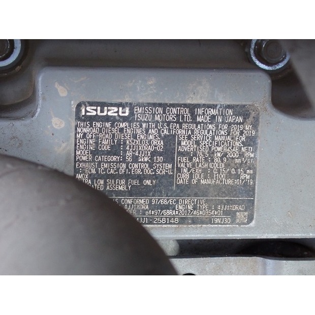 2019 Hitachi ZX135US-6-42581649