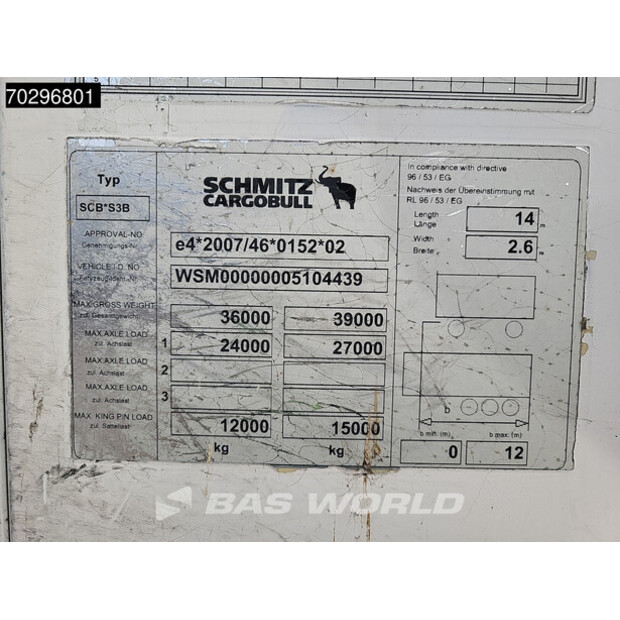 2012 Schmitz Cargobull SCB*S3B-42583319
