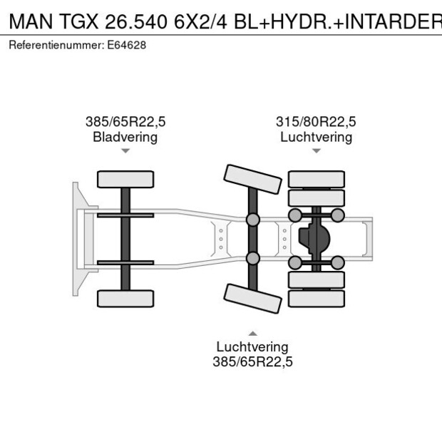 2021 مان TGX 26.540-42585228
