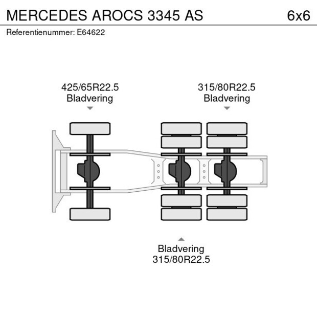2018 مرسيدس بنز AROCS 3345K-42585307