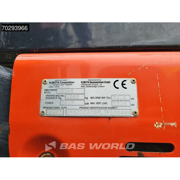 2020 KUBOTA U50-5-42600273