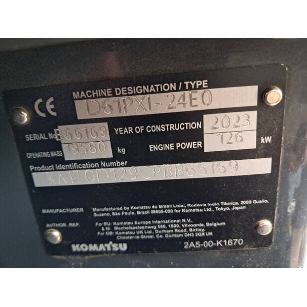 2023 Komatsu D61PXi-24E0-42601108