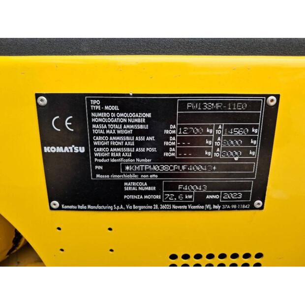 2023 Komatsu PW138MR-11E0-42601276