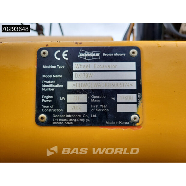 2014 Doosan DX170W-42602383