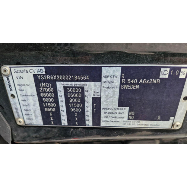 2021 Scania R540-42603171