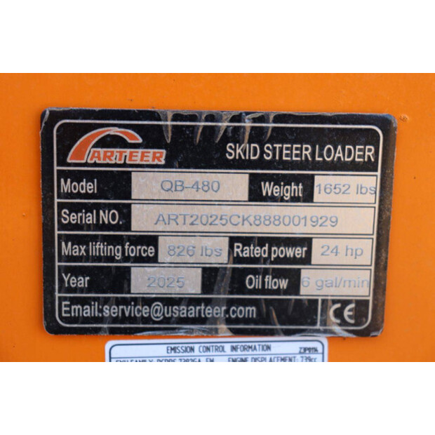 2025 ARTEER QB-480-42603858