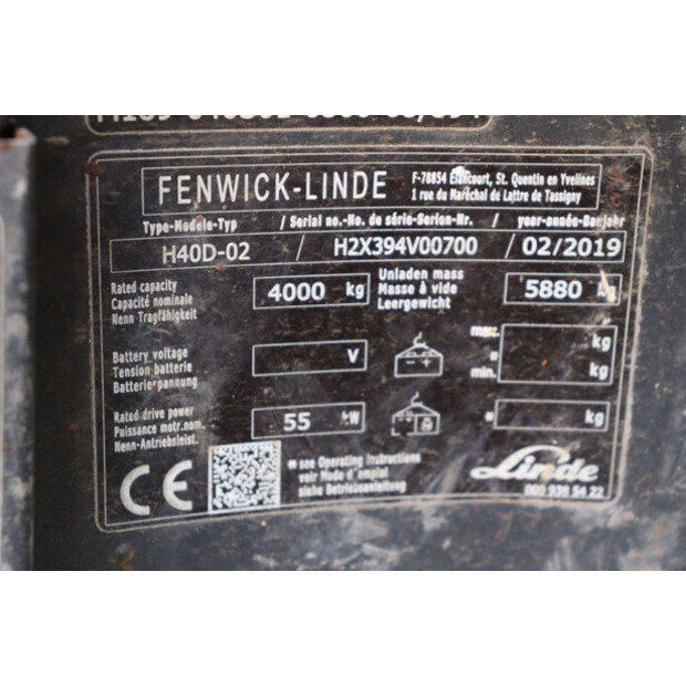 2019 ليندي H40D-02-42604555