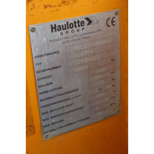 2008 Haulotte H16TPX-42604592