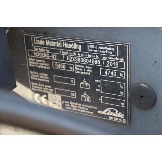 2016 Linde H30CNG-42606428