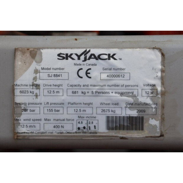 2009 سكايجاك SJ8841-42606599