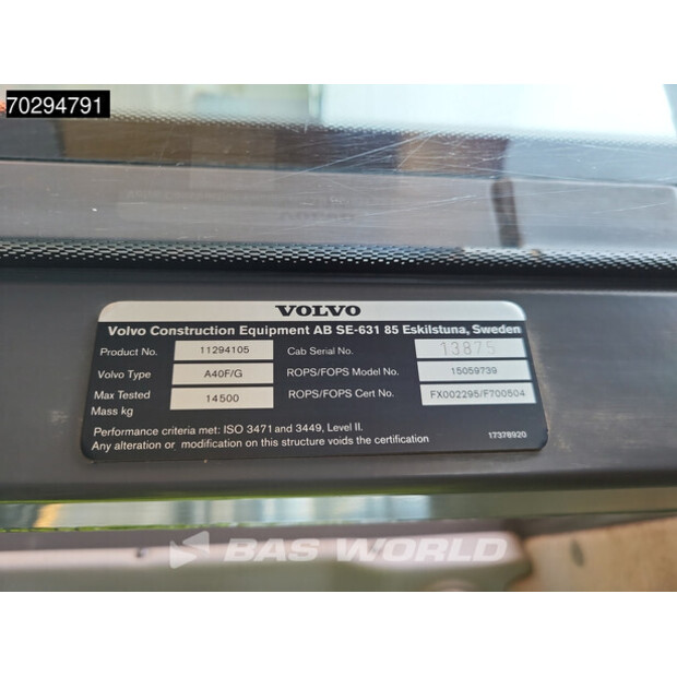 2015 Volvo A40G-42607627