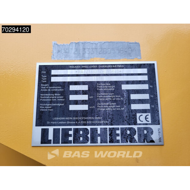 2019 Liebherr L576-42607710