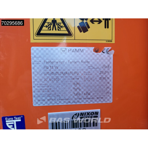 2018 HAMM HD12 VV-42608140