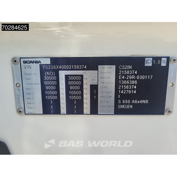 2019 Scania S650-42621584