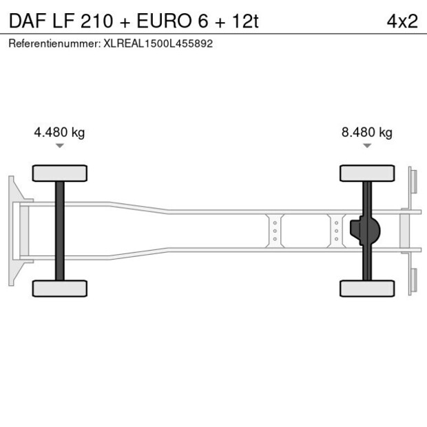 2016 DAF LF210-42625876